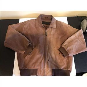 Vintage Timberland Weathergear Leather Cowhide Jacket